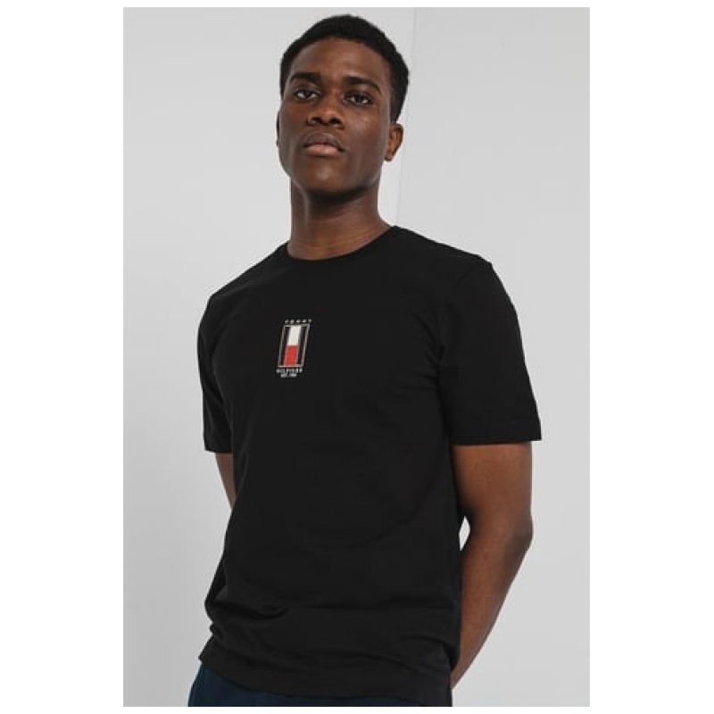 TOMMY HILFIGER Vertical flag tee